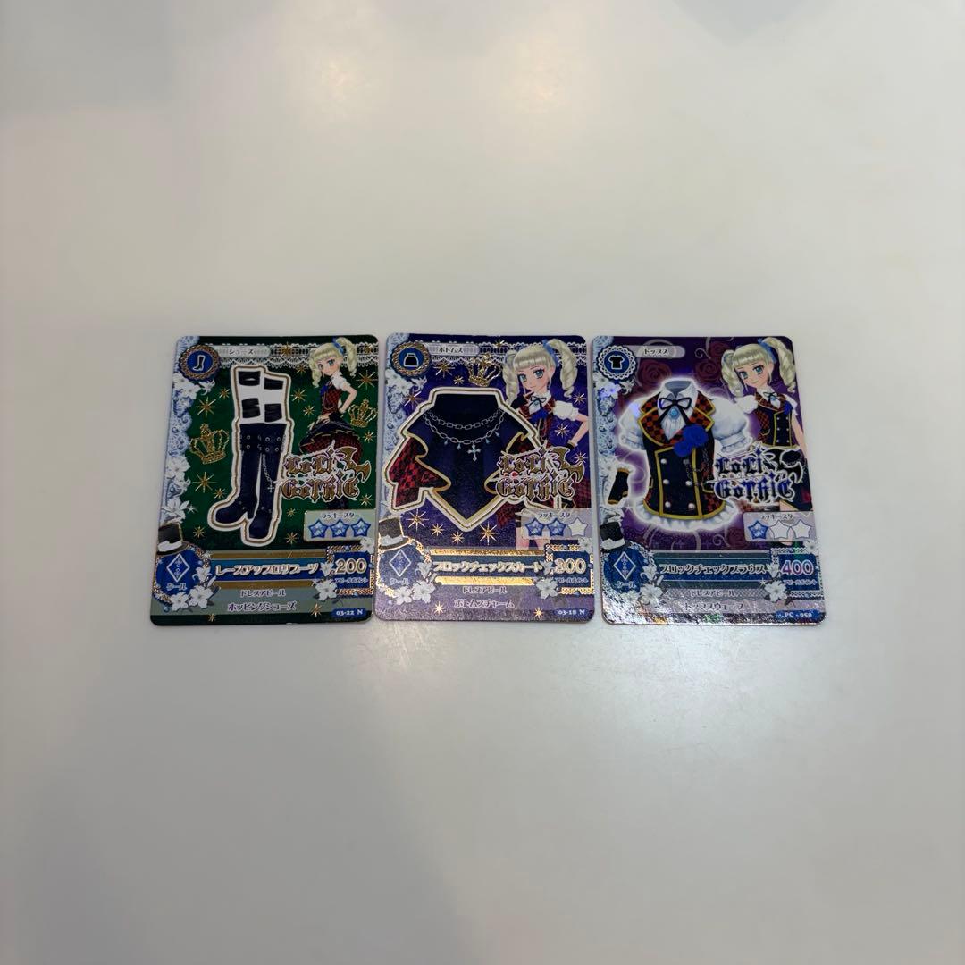 値下げしました！アイカツカード ブロックチェックコーデ 藤堂ユリカ