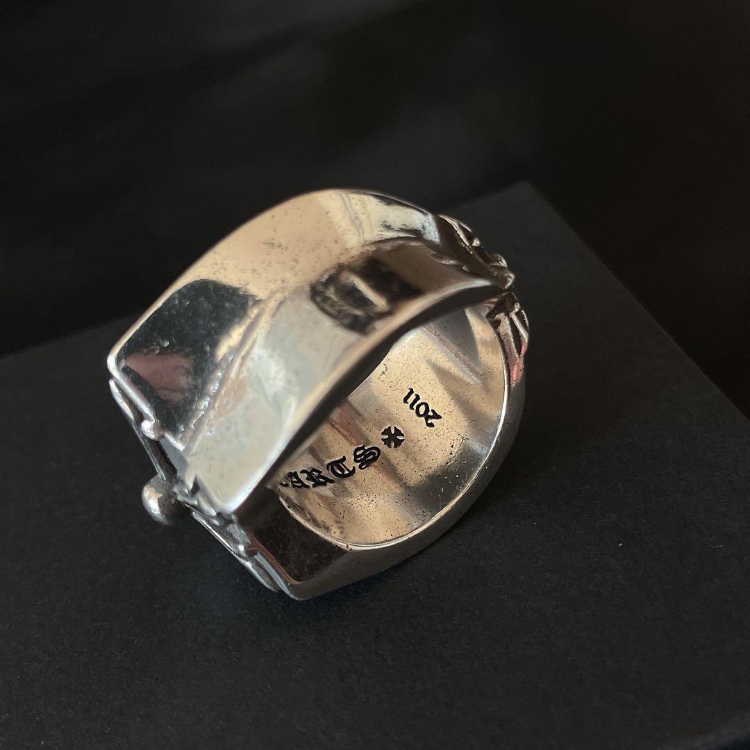 ノーブランド クロス 五芒星 指輪 リング silver925 24.5号