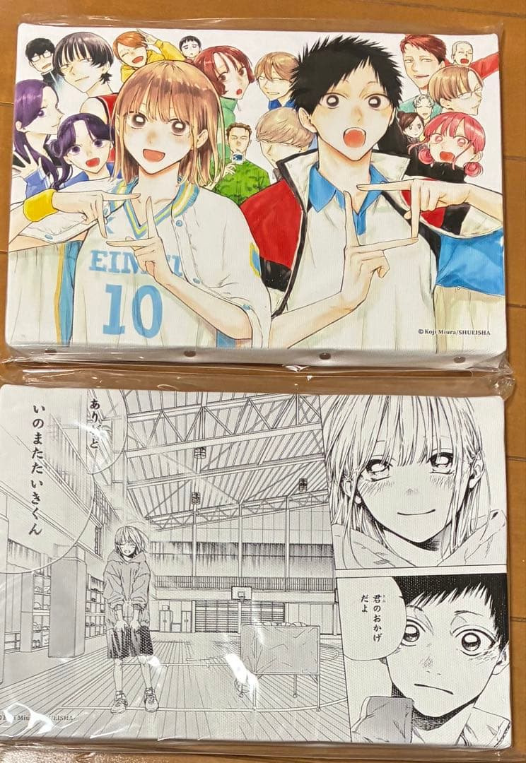 新品未開封 アオのハコ展 名場面アートボード2点セット 新品】アオのハコ展 名場面アートボード 付き合うってことでいいんだ