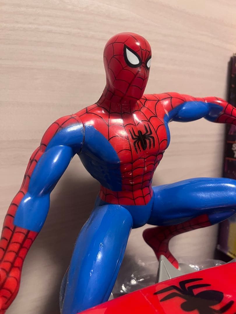 最終価格】スパイダーマン フィギュア付き電話 - メルカリ