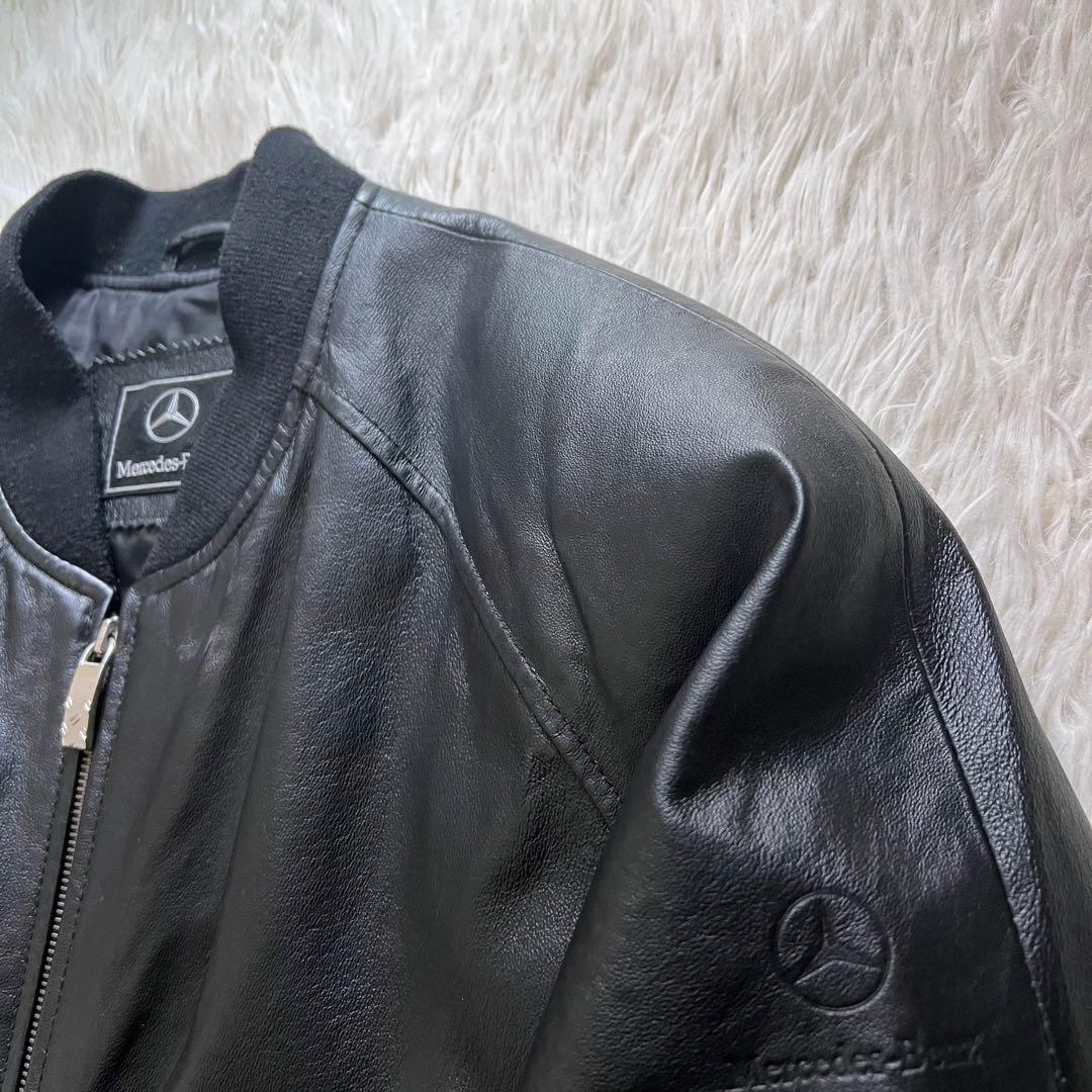 美品！！入手困難！メルセデスベンツ レザージャケット 本革 ブラック
