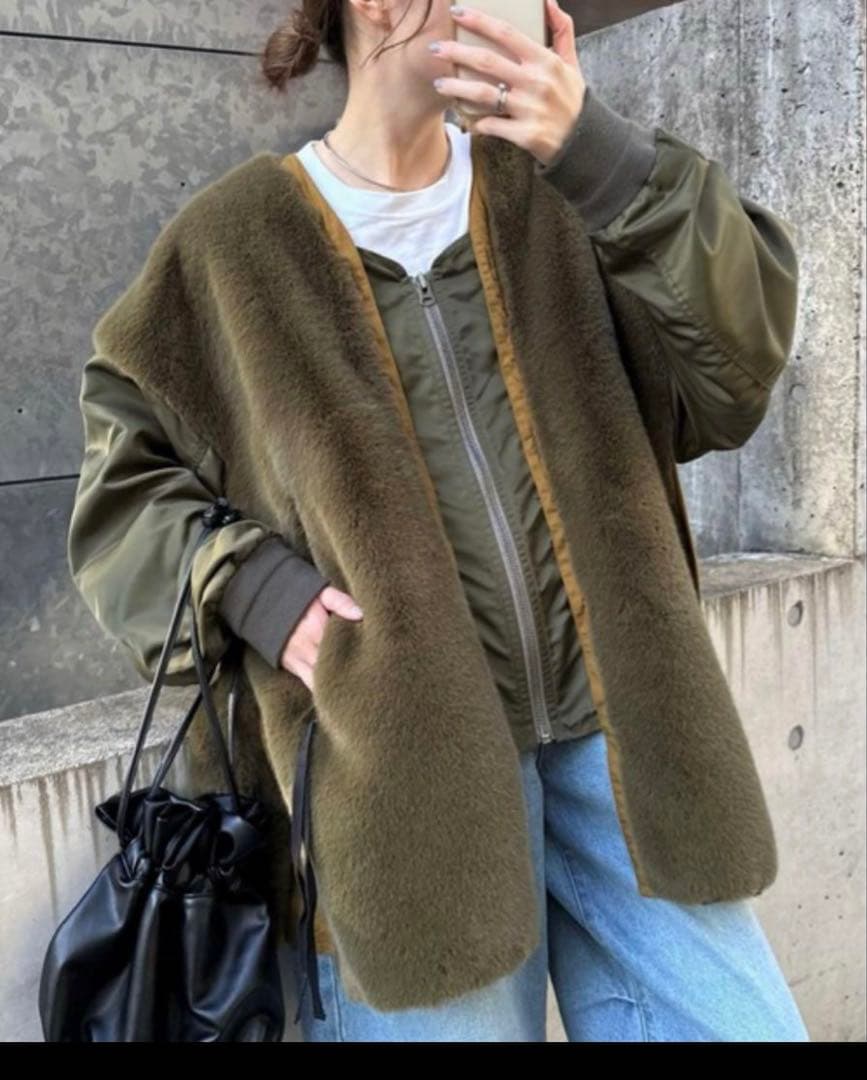 CIAOPANIC TYPY 【etsinta/エシンタ】ファー切替ジャケット