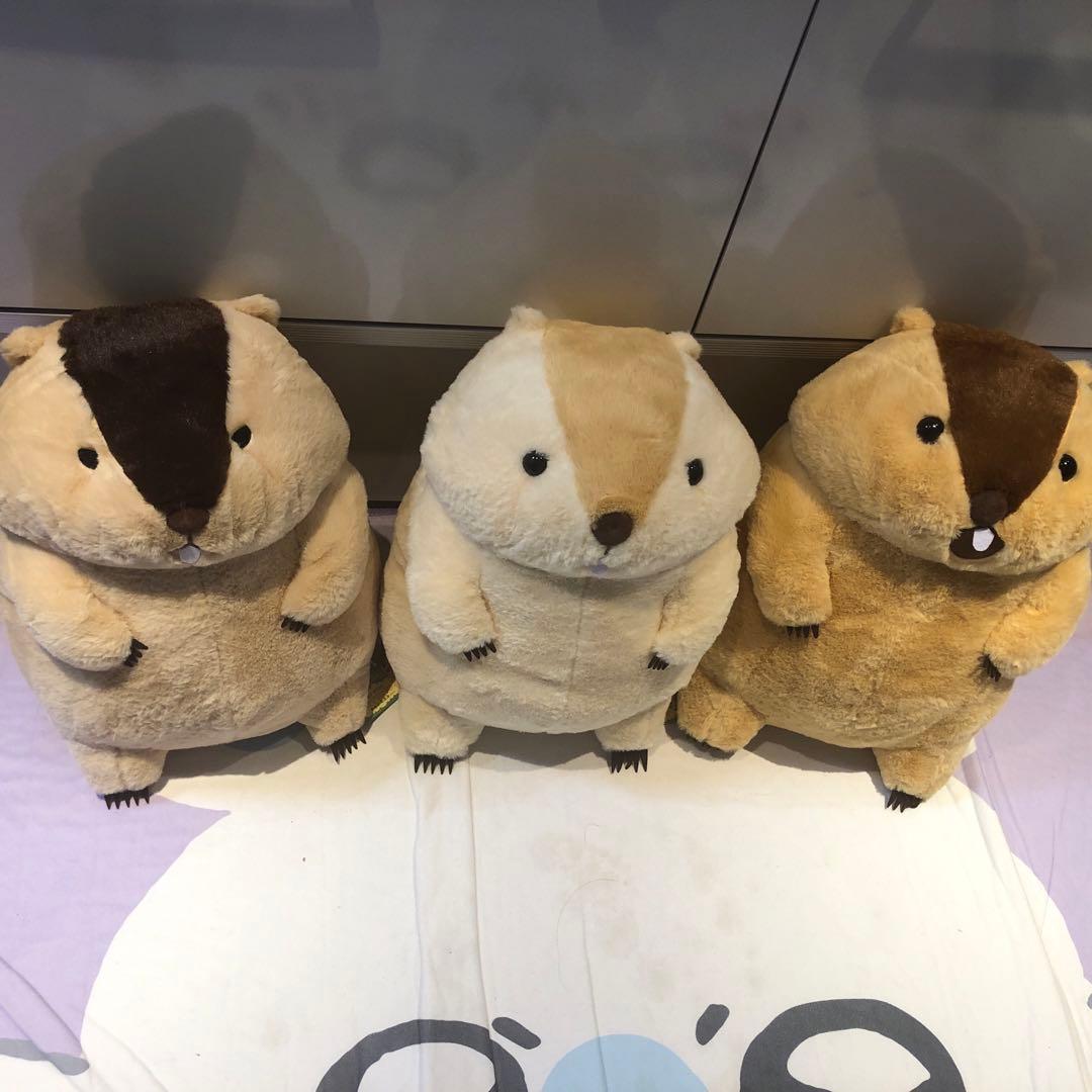 マーモットのもっとっと ウルトラBIG ぬいぐるみ3種セット - メルカリ