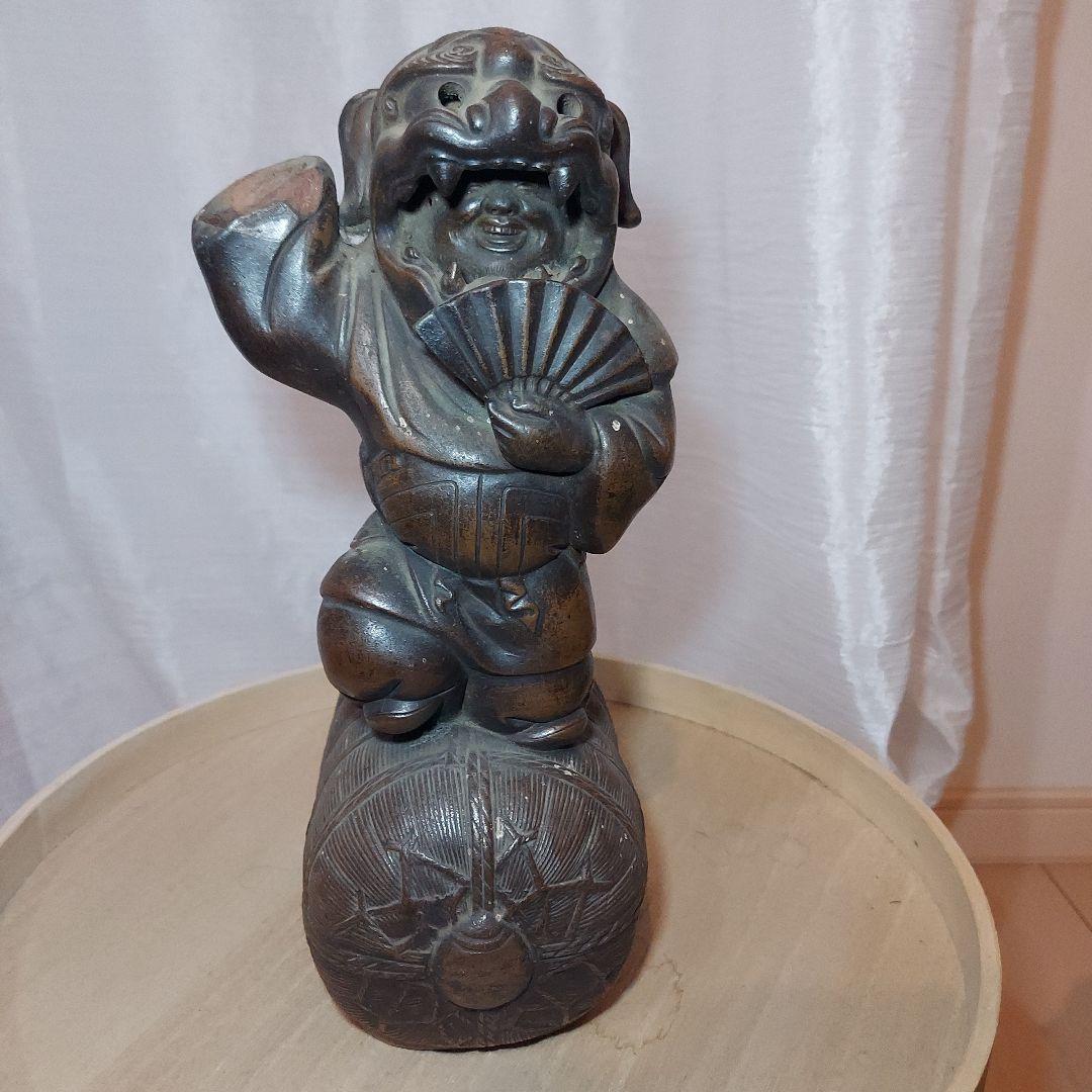獅子被 獅子舞 細密細工 大黒天 七福神 縁起物 置物 - メルカリ