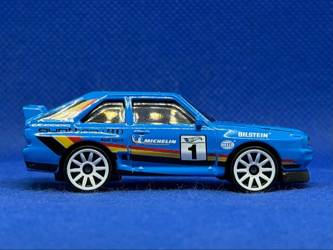 Hotwheels '84 Audi Sport quattro 青 - メルカリ