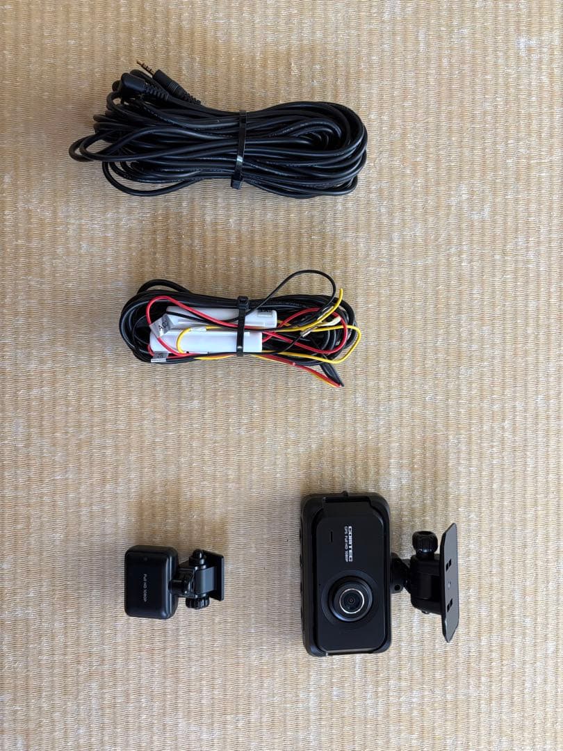 美品！ZDR055 コムテック ドライブレコーダー　駐車監視機能付き