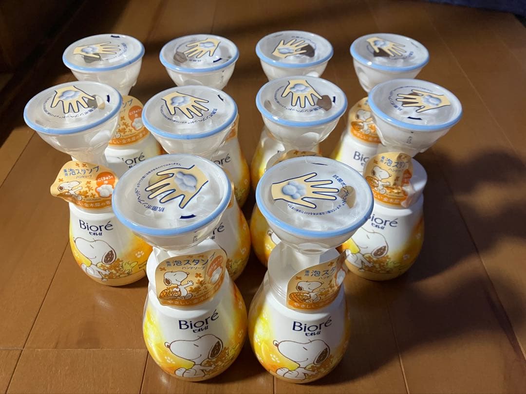 【新品未使用】花王ビオレu 泡スタンプハンドソープ スヌーピーデザイン10個