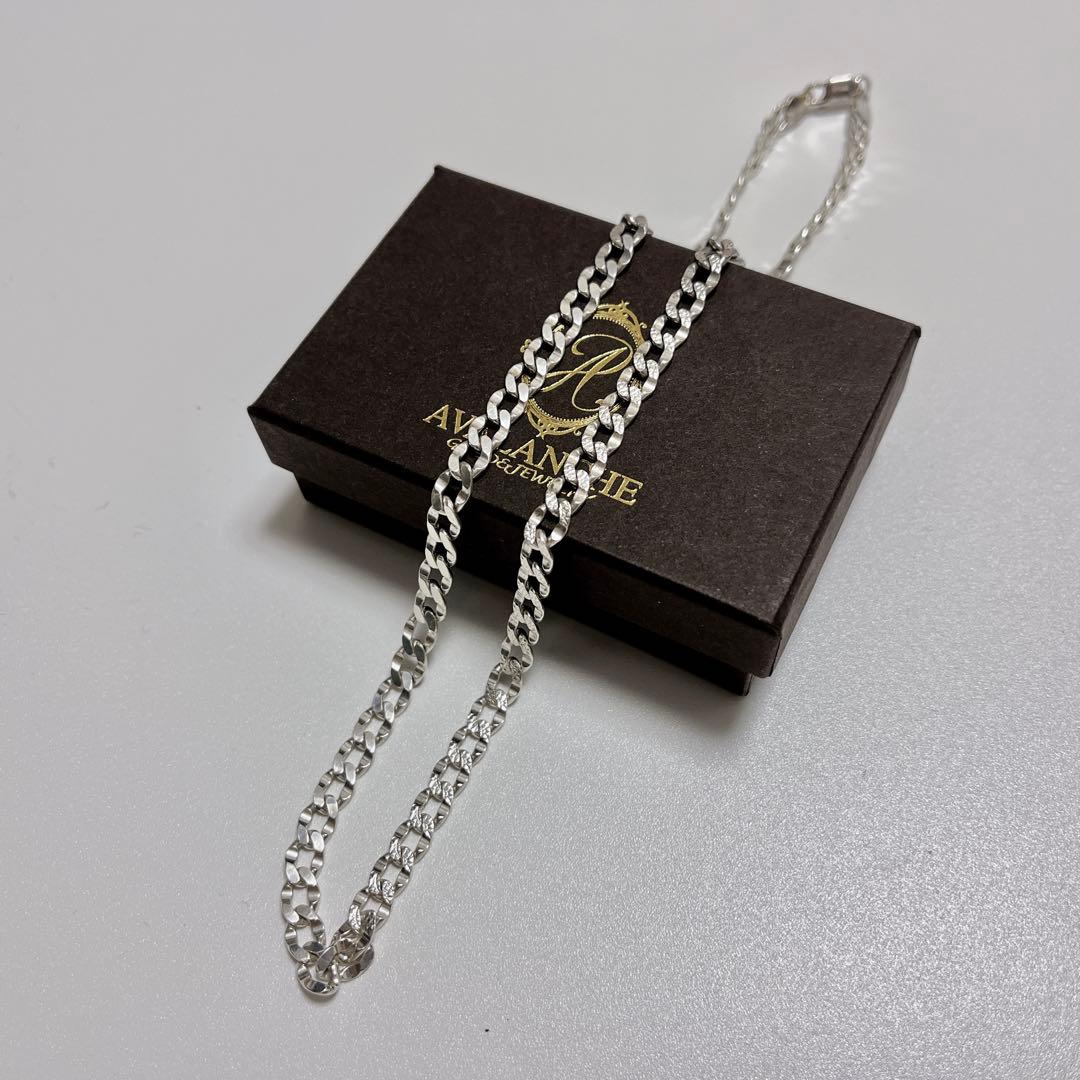 AVALANCHE アヴァランチ キューバン ネックレス46cm シルバー925