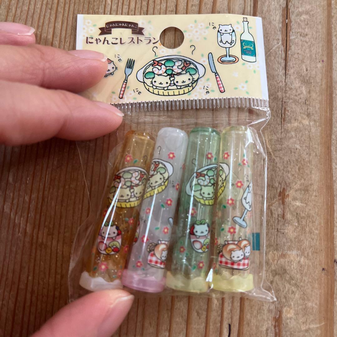 平成レトロ にゃんにゃんにゃんこ にゃんこレストラン 鉛筆キャップ 2