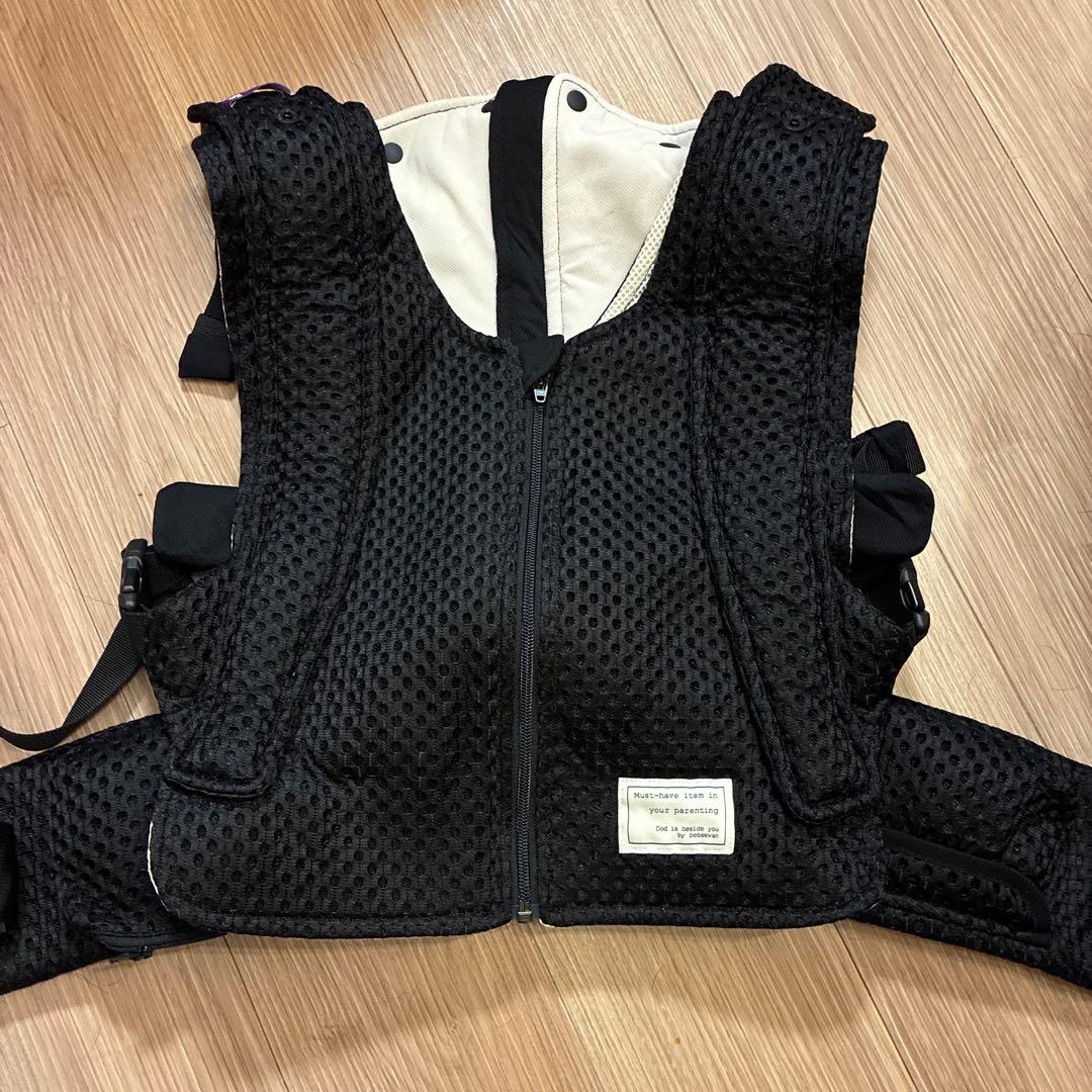 べべスワン　メッシュ抱っこ紐 黒