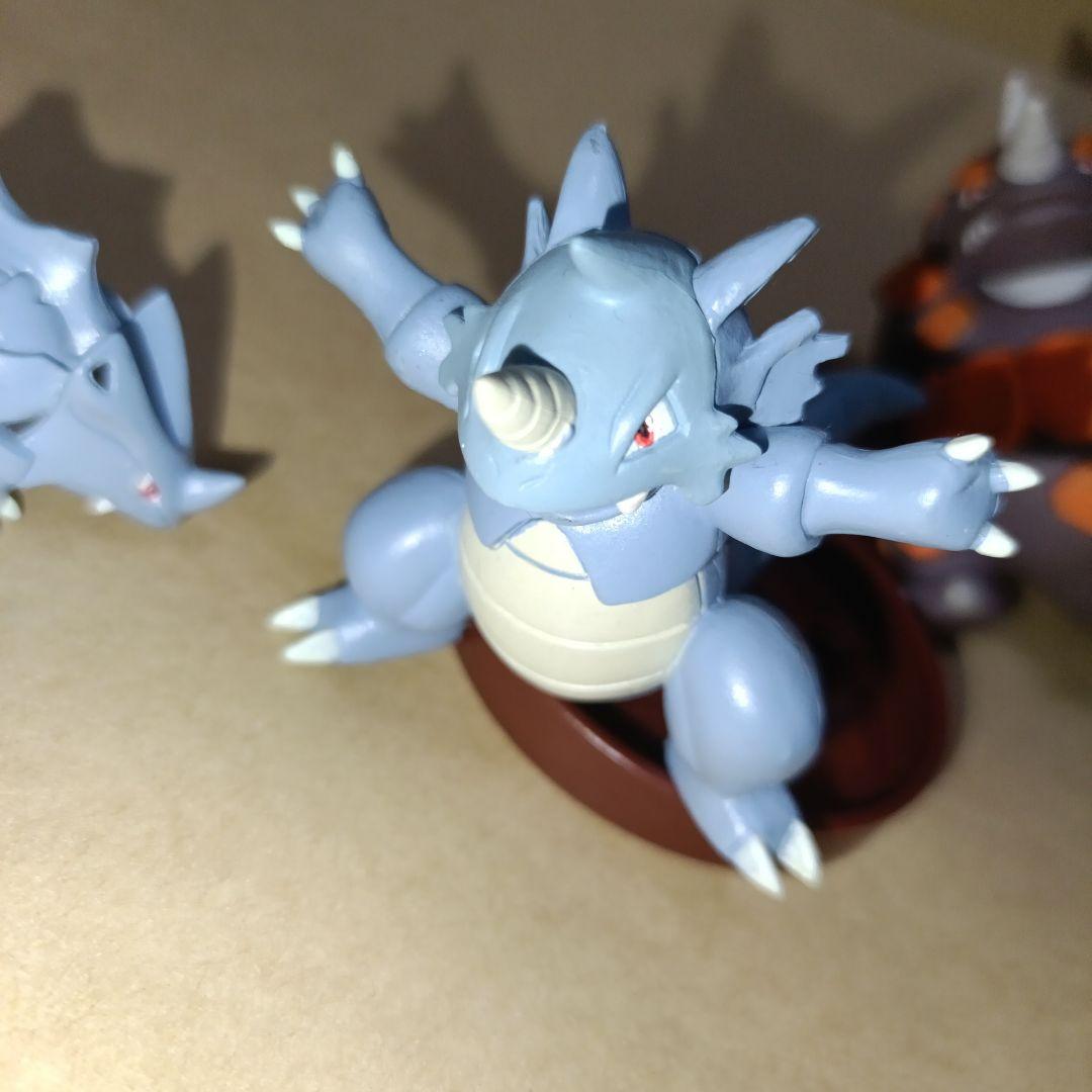 立体ポケモン図鑑 サイホーン サイドン ドサイドン ポケモン立体図鑑