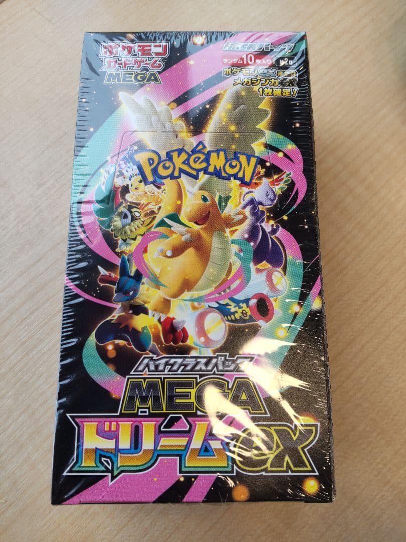 【シュリンク付き】ポケモンカードゲーム MEGA ドリームex 1box