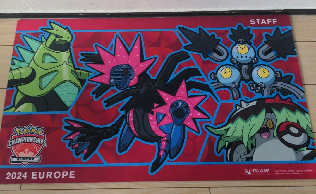 リザードンテラスタル プレイマット スタッフ Championships