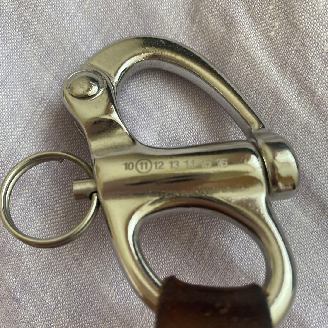 ヴィンテージ　マルタンマルジェラ　カラビナ　キーリング