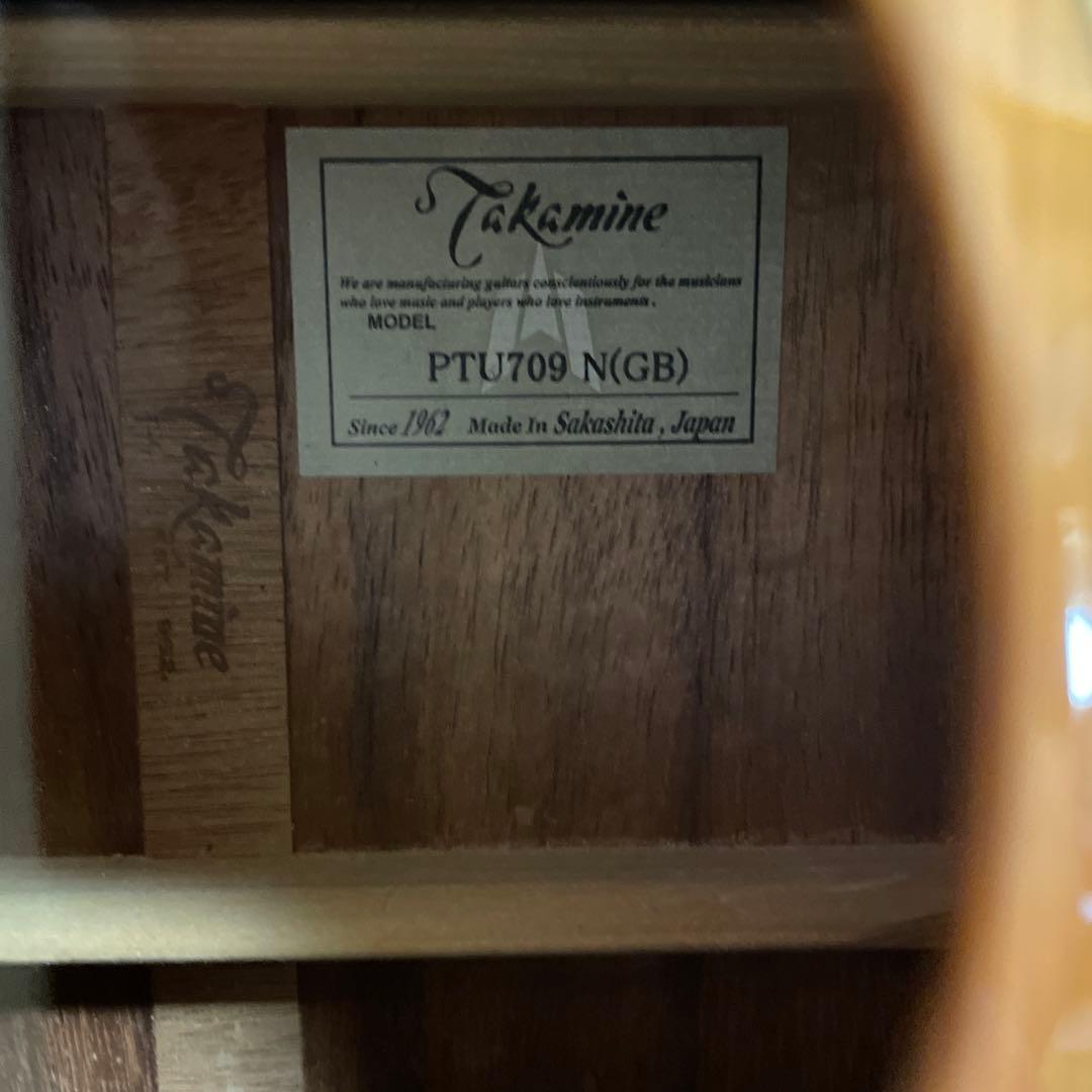 タカミネ PTU709N アコースティックギター ハワイアンコア材 美品 日本