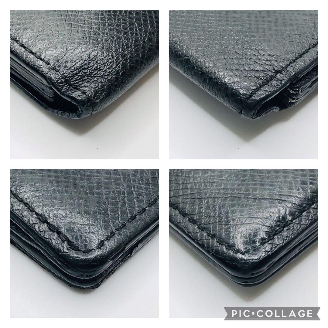 ルイヴィトン✨タイガ 黒 ポルトフォイユ アコルディオン 長財布