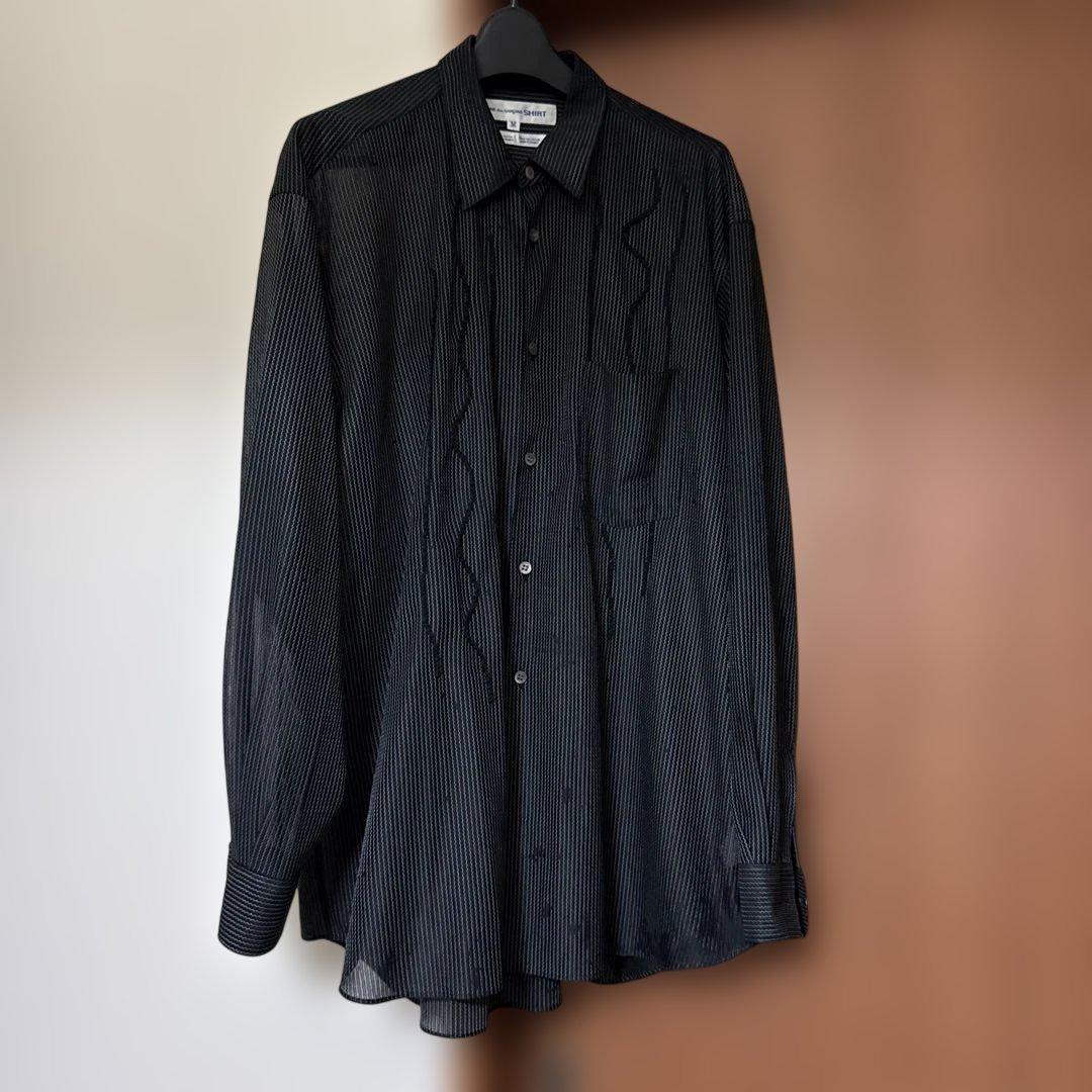 ギャルソン シャツ アーカイブ 初期 ステッチ ストライプ オム プリュス