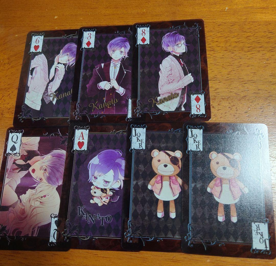 激レア　DIABOLIK LOVERS　ディアラバ　クリアトランプカード　カナト DIABOLIK LOVERS 逆巻カナト 色紙 | K-BOOKS 池袋 2次元グッズ通販