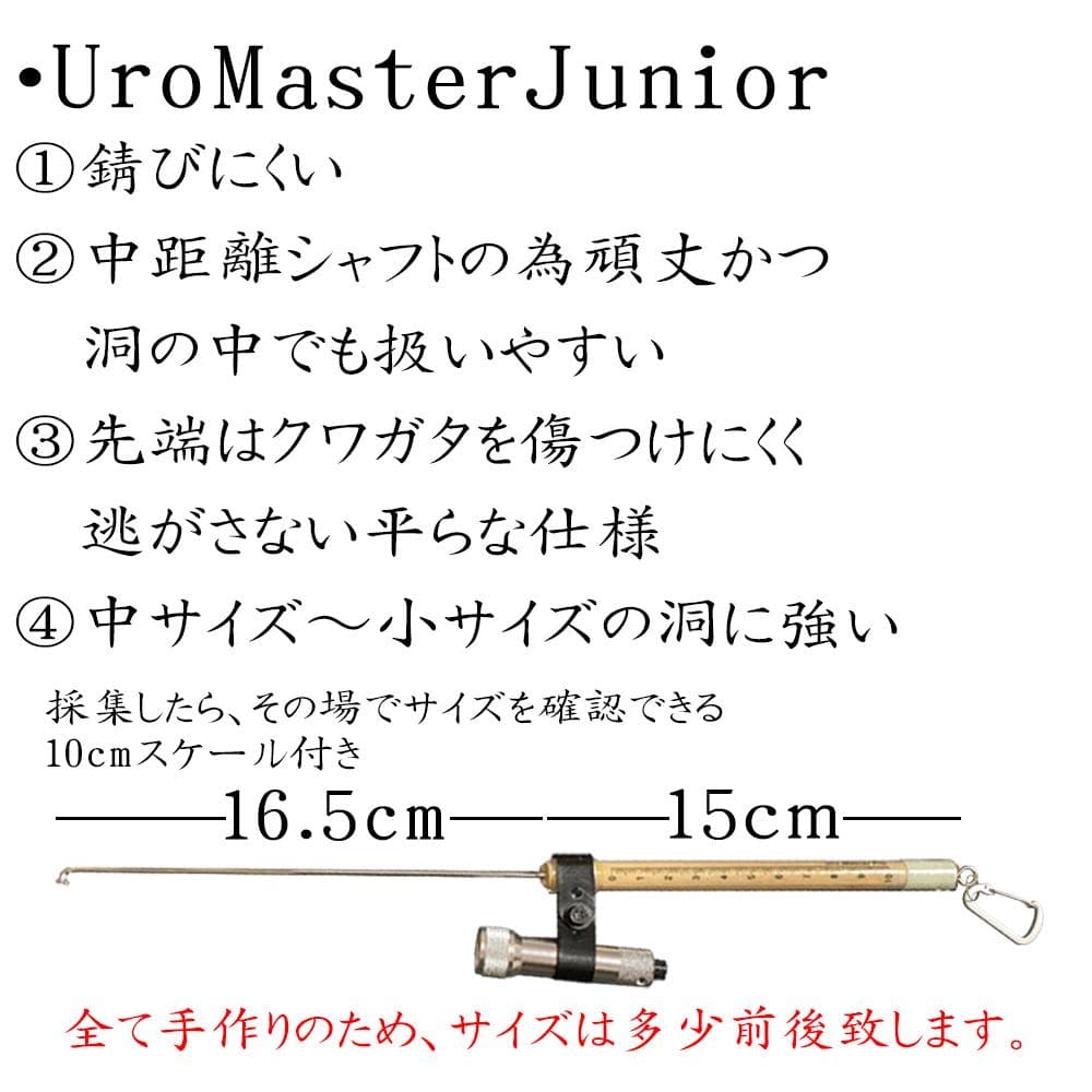 クワガタ 採集道具 掻き出し棒 洞 虫取りグッズ 引っ掻き棒 3本セット