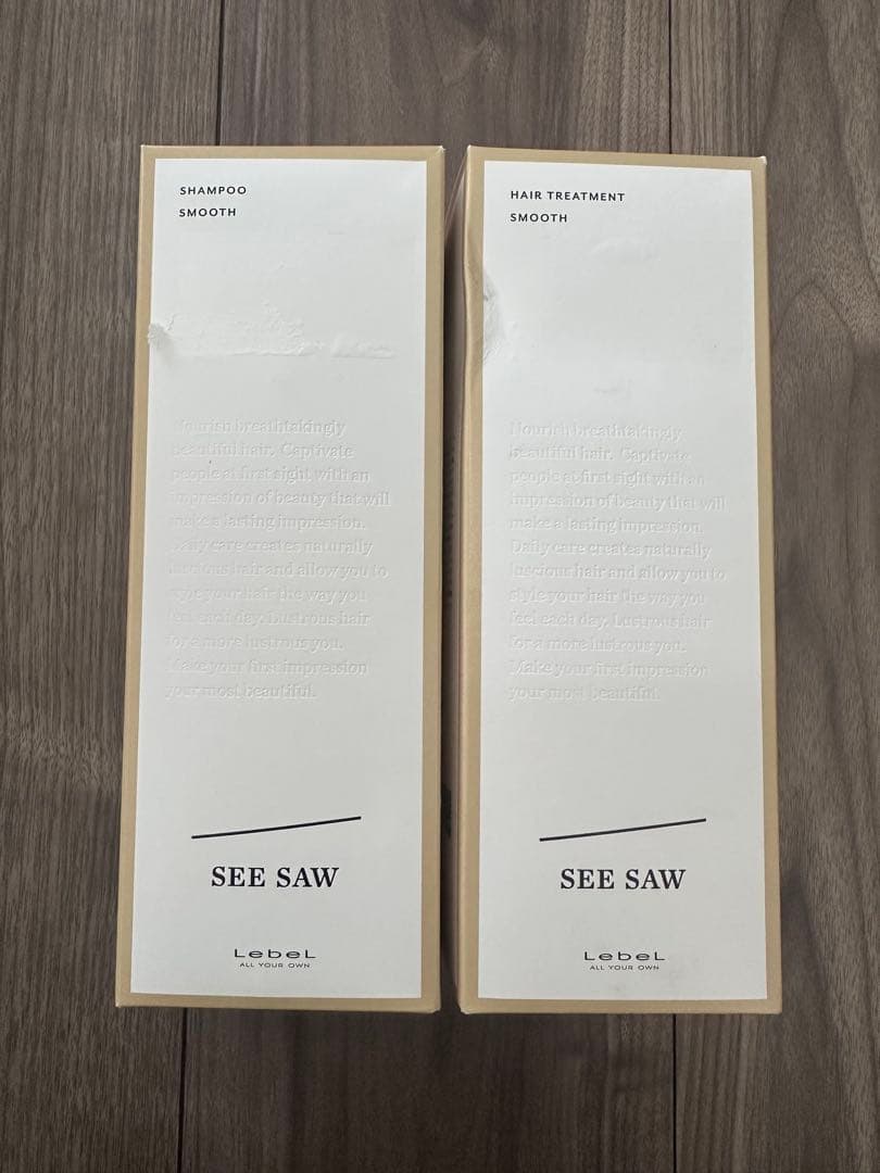 ルベル SEE SAWシーソー シャンプー トリートメント 500ml スムース