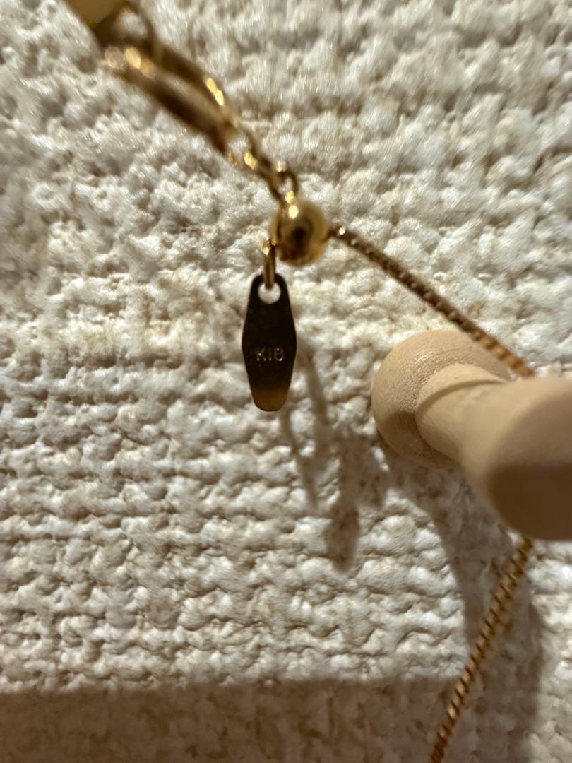 刻印有り　ダイヤクロス　k18 ネックレス 6.66g 0.8ct