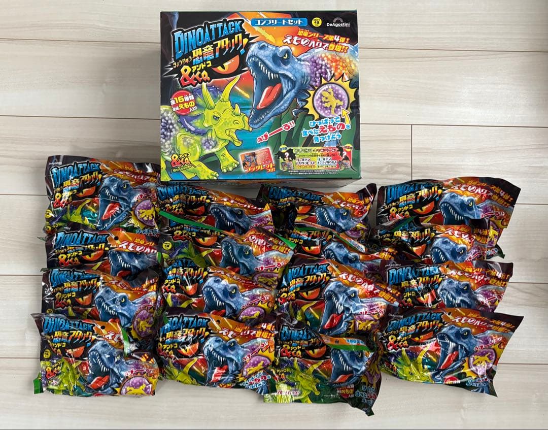 恐竜アタック＆Co.（アンドコ) 全16種コンプリートセット - メルカリ