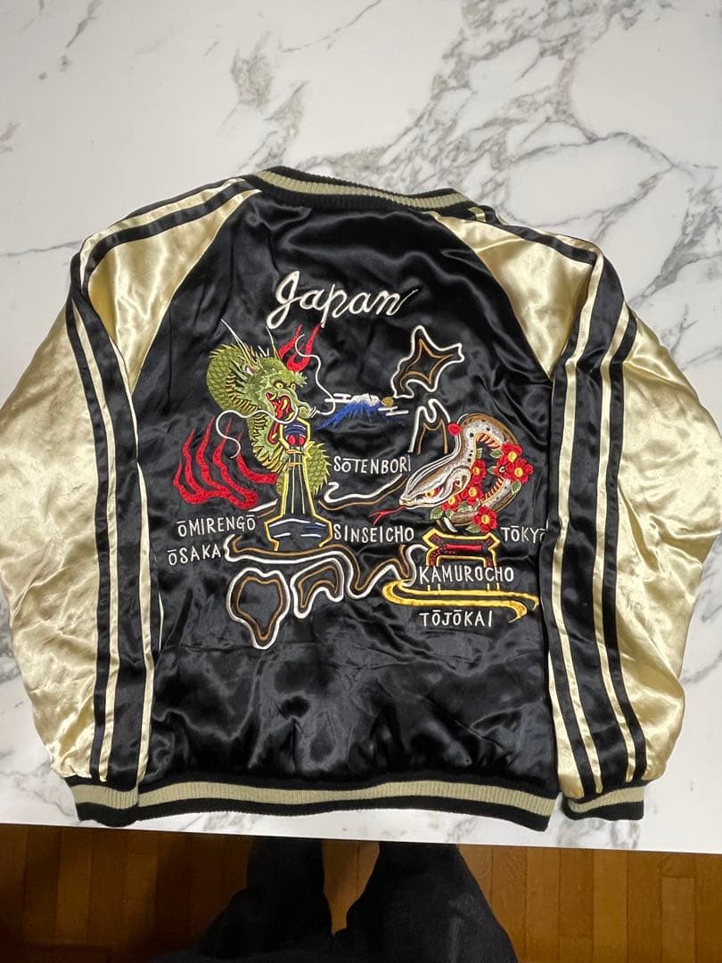 CROPPED HEADS×龍が如く スカジャン sizeL - メルカリ