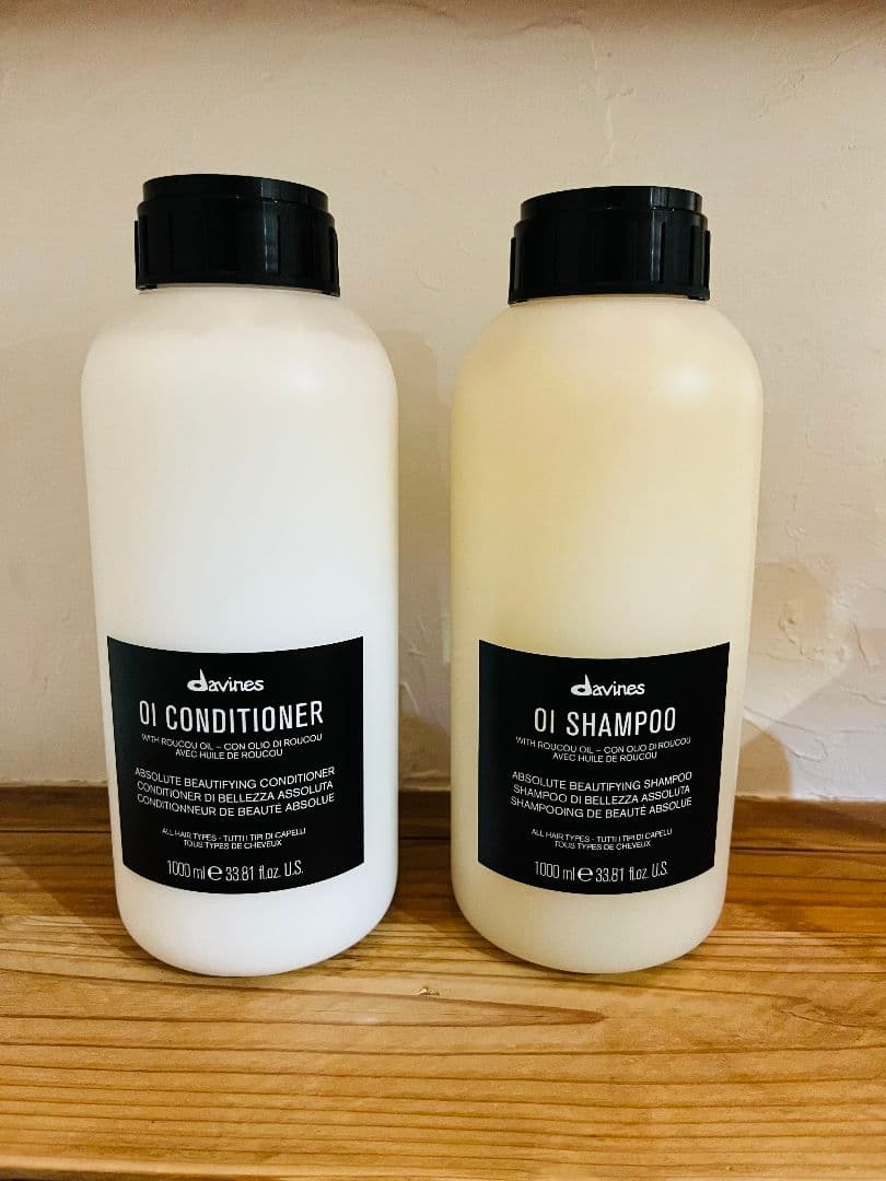ダヴィネス　オイシャンプー＆コンディショナー1000mlセット