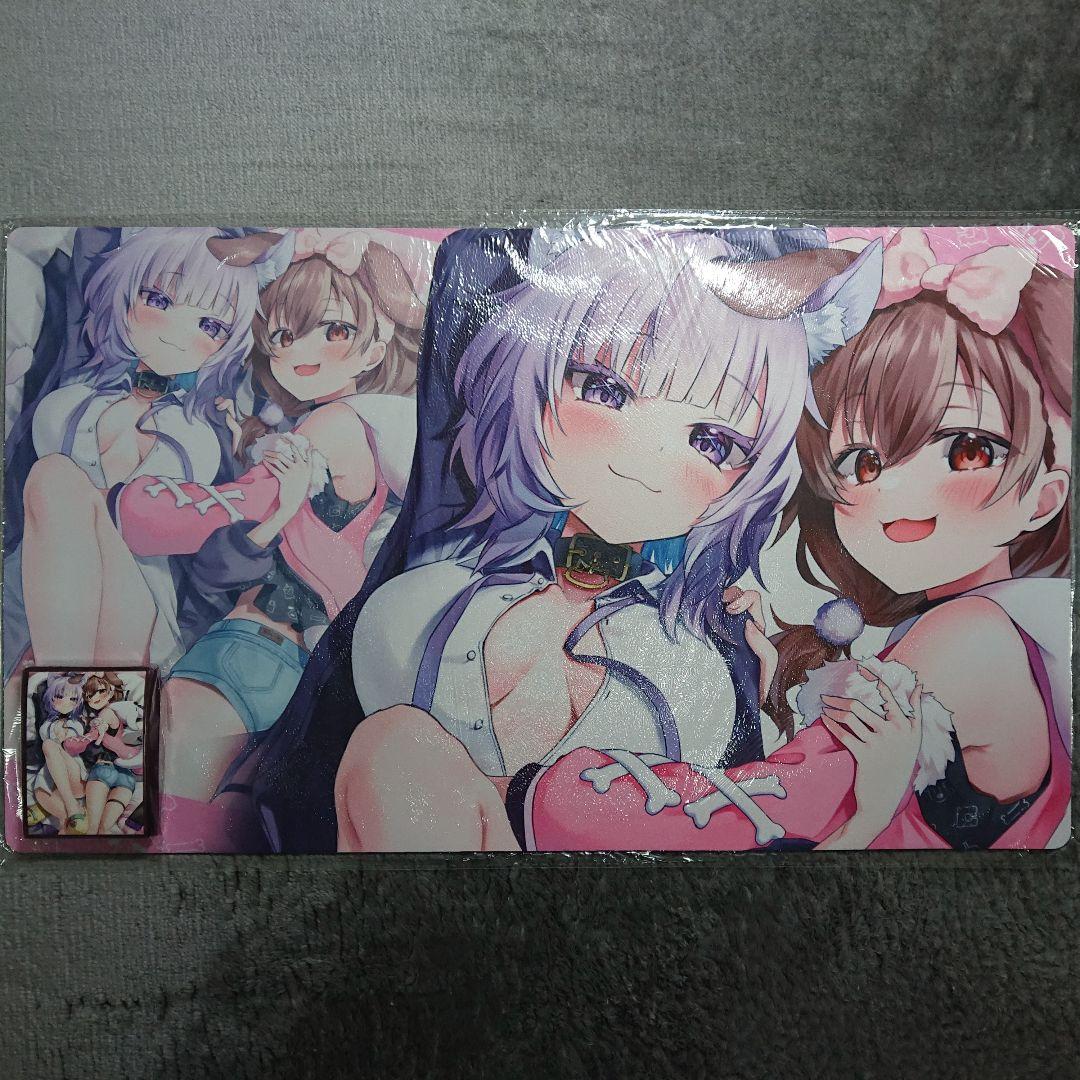 α1 ホロライブ 部屋着&抱きしめ おかゆ&ころね スリーブ&プレイマット