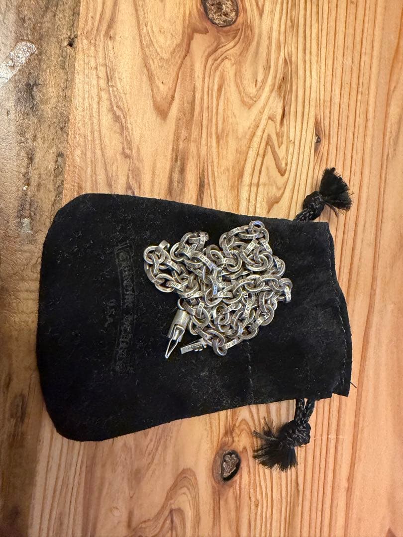 CHROME HEARTSクロムハーツペーパーチェーン20inch値下げ！！ CHROME HEARTS クロムハーツ ラージペーパーチェーン ネックレス 20
