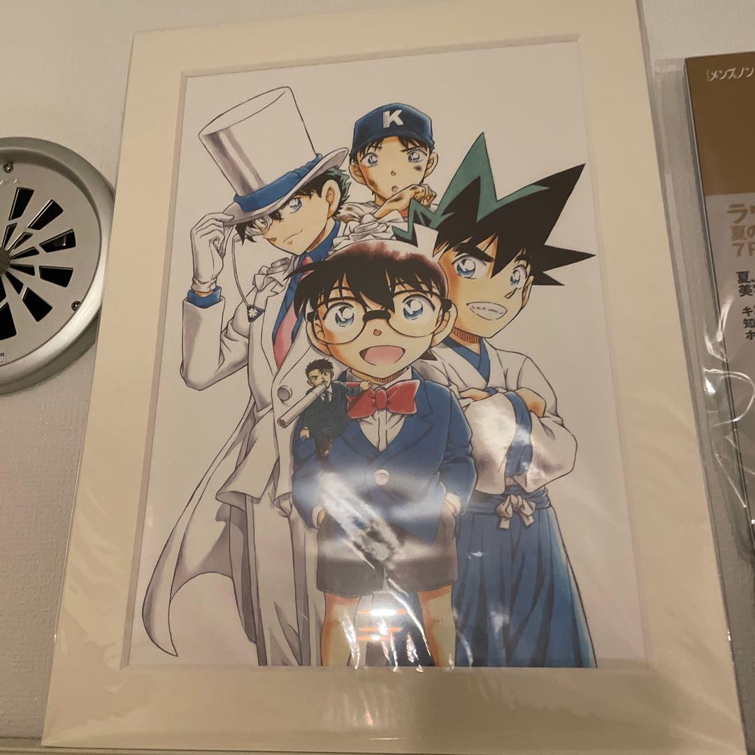 ☆レア☆ 全サ青山剛昌 複製原画 江戸川コナン 怪盗キッド ヤイバ 長島