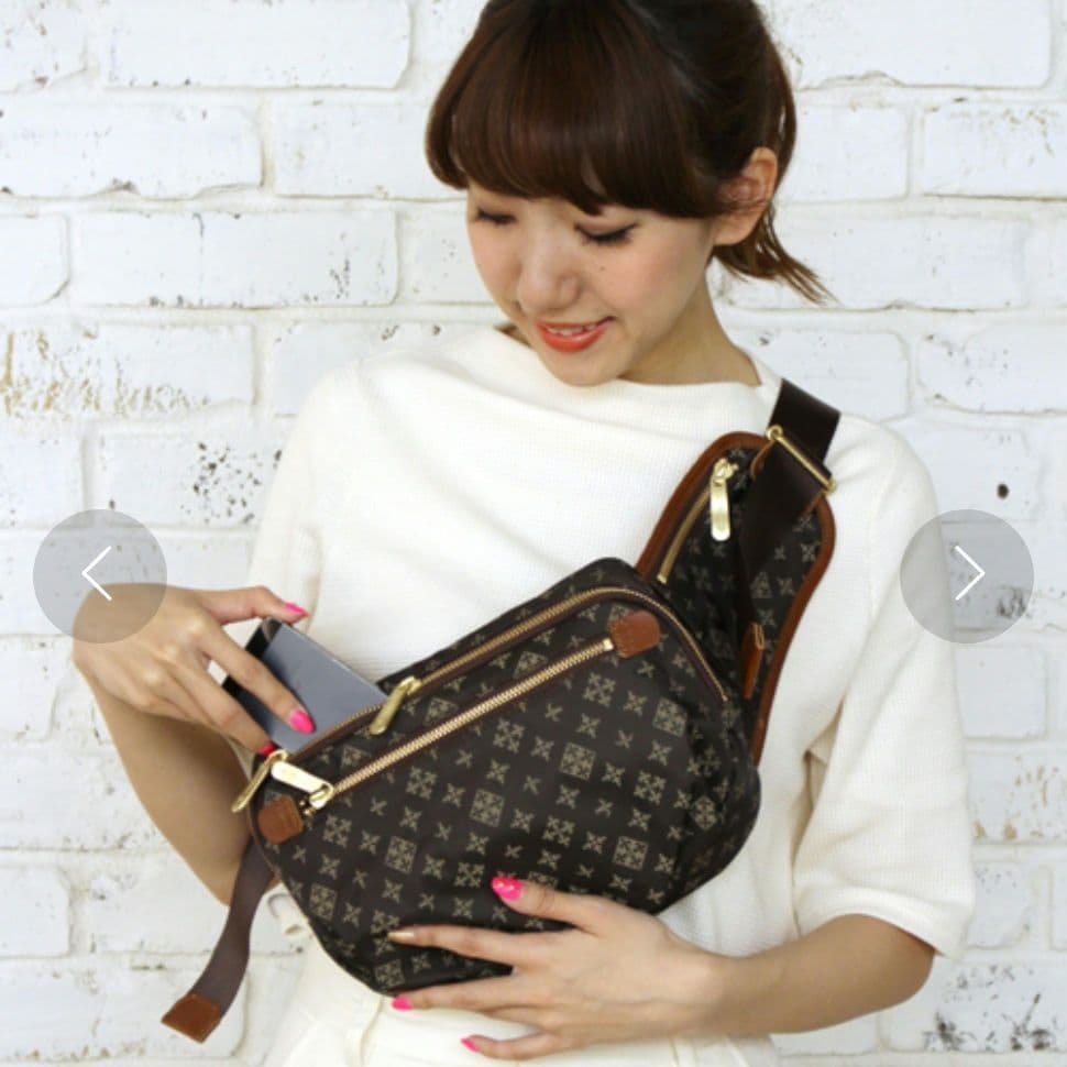 russet ボディバッグ　ウエストポーチ russet（ラシット）の「ウエストバッグ【transform（mother's