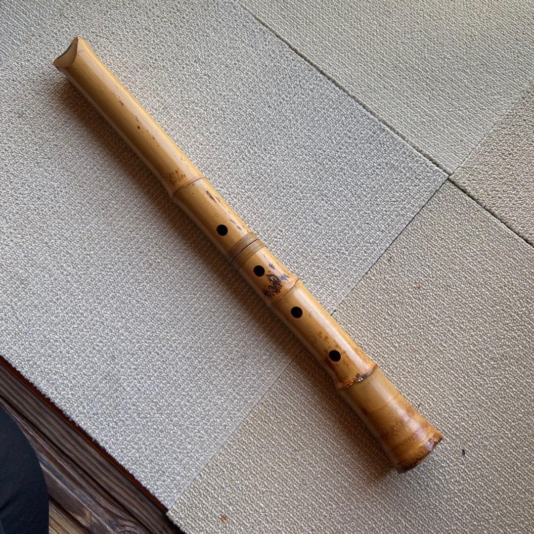 196 尺一尺六寸管曵山銘　ジャンク