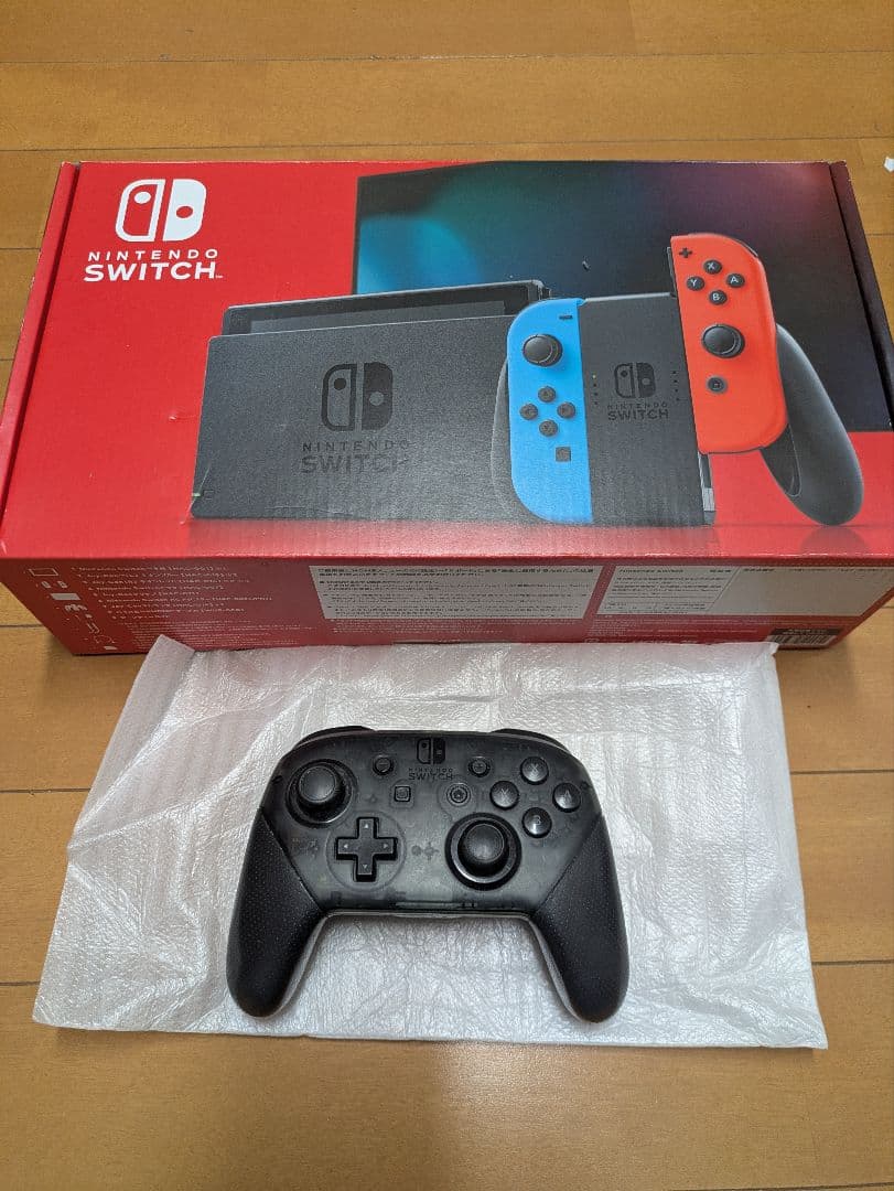 Nintendo Switch　ニンテンドースイッチ本体＆プロコン　ジャンク