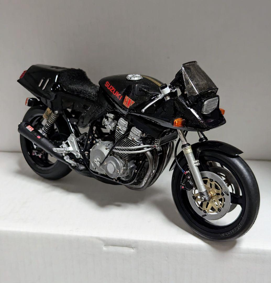 タミヤ1/12 スズキGSX1100Sカタナ 改 完成品 - メルカリ