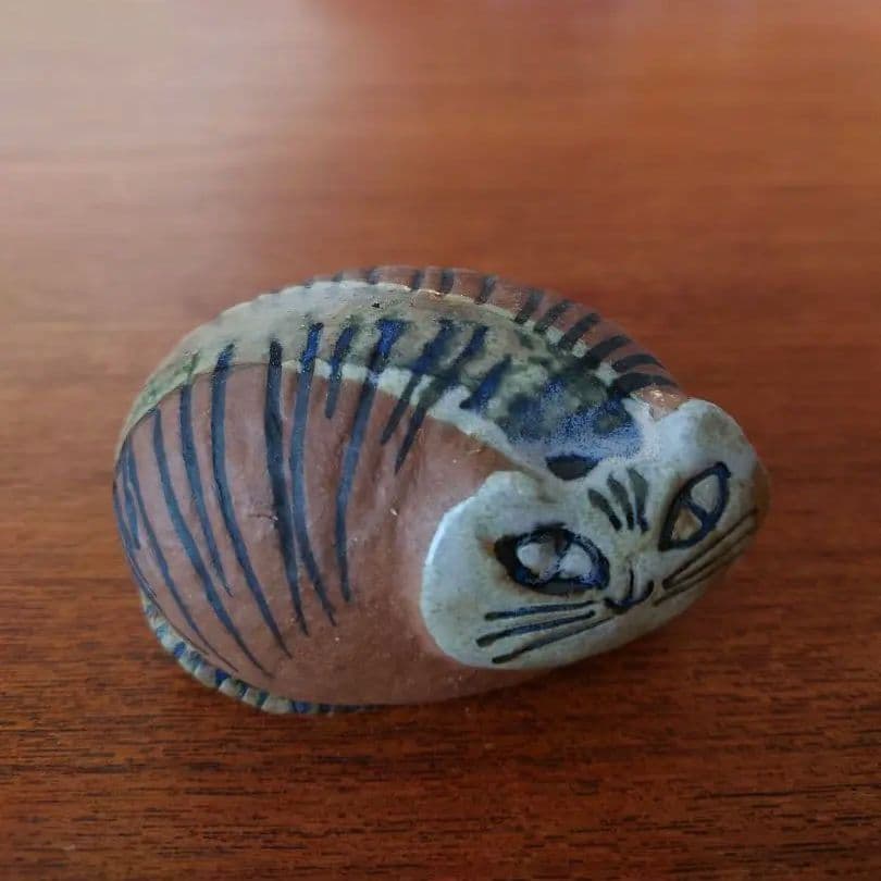 リサラーソン　まる猫　フィギュリン