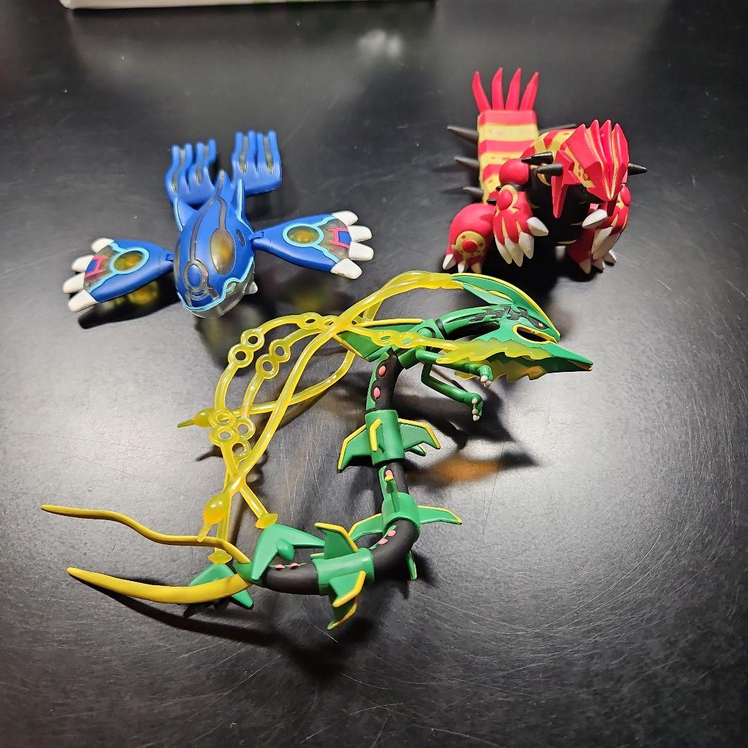 ポケモン モンコレ メガレックウザ ゲンシグラードン ゲンシカイオーガ