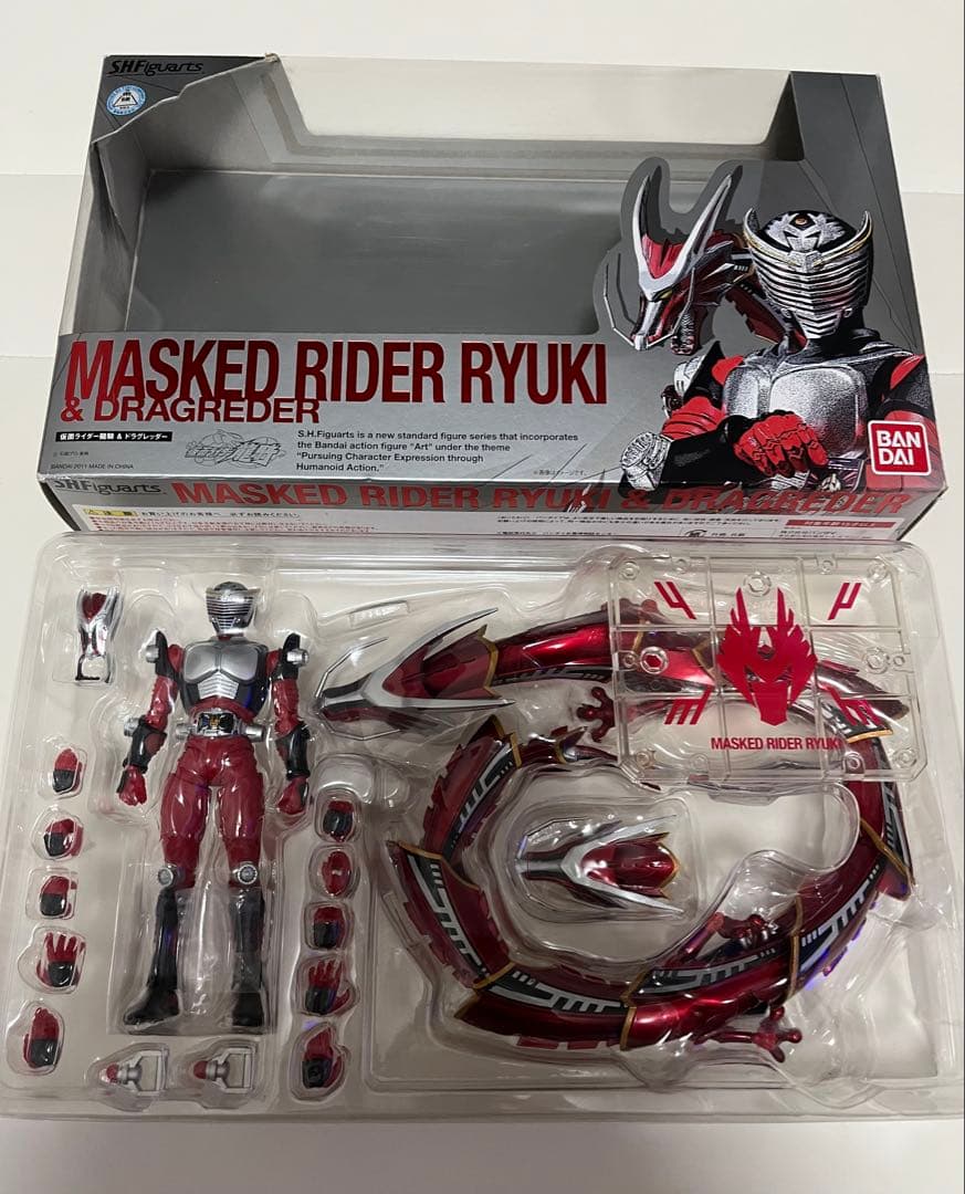 中古　s.h フィギュアーツ 仮面ライダー龍騎　ドラグレッダー S.H.フィギュアーツ 「仮面ライダー龍騎＆ドラグレッター」 レビュー