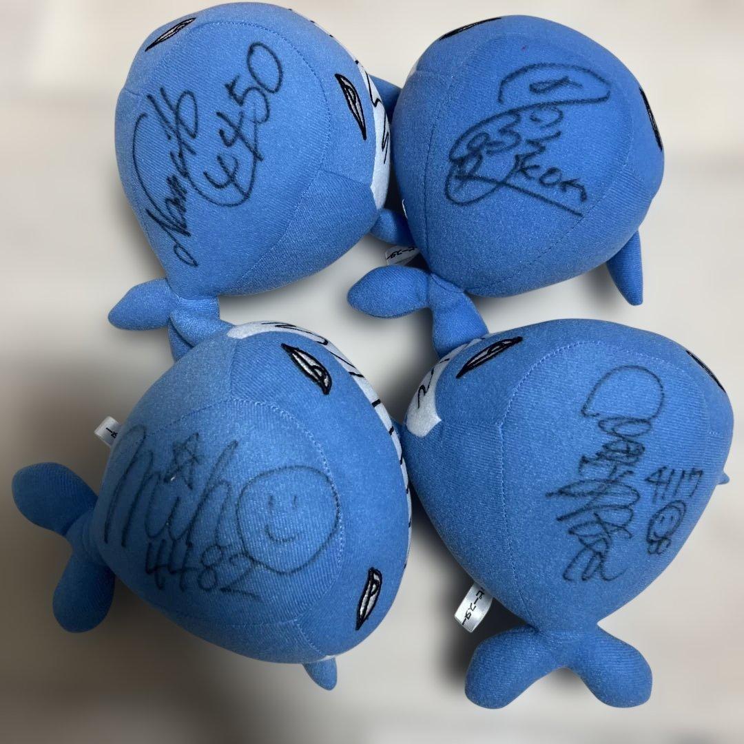 平和島マスコットぬいぐるみ　平高奈々、守谷美穂、廣中智紗衣、田口節子サイン入り