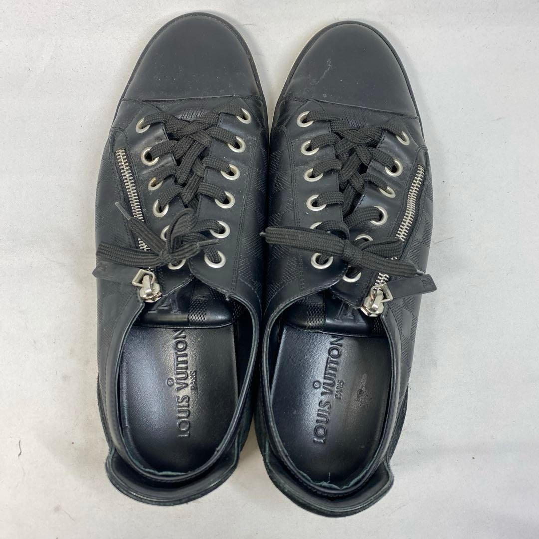 ルイヴィトン サイズ表記「9」27.5-28 ブラックレザー メンズ