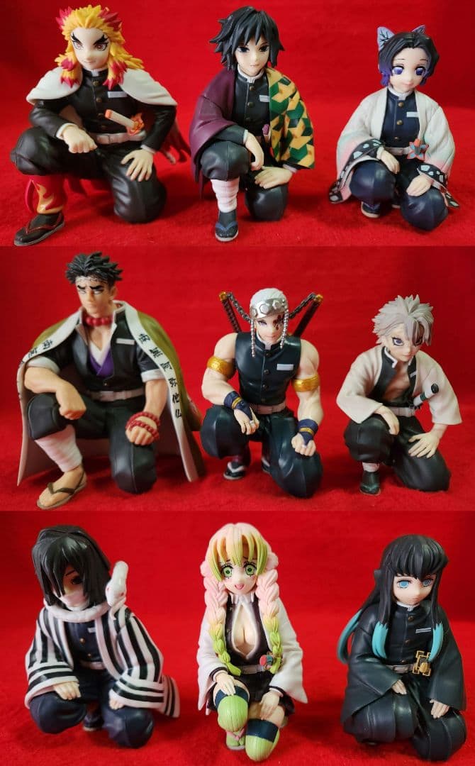 鬼滅の刃 ちょこのせ プレミアムフィギュア 柱合会議　９種まとめ　鬼殺隊