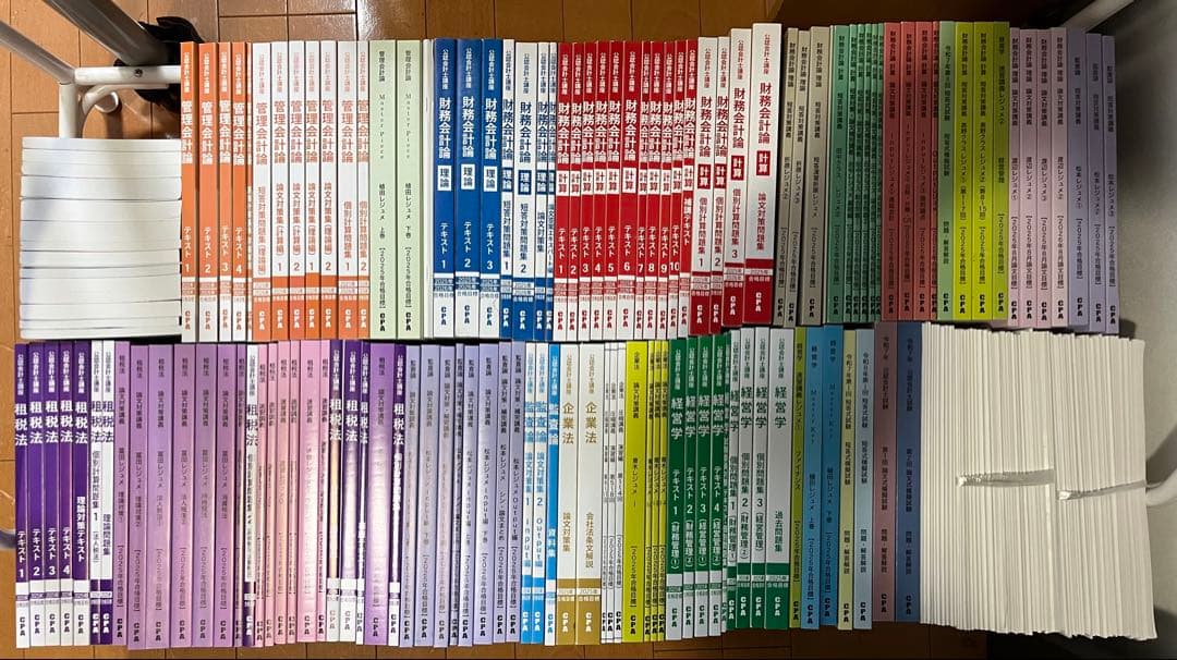 【美品】CPA会計学院　公認会計士試験 2025、2026テキスト&問題集セット