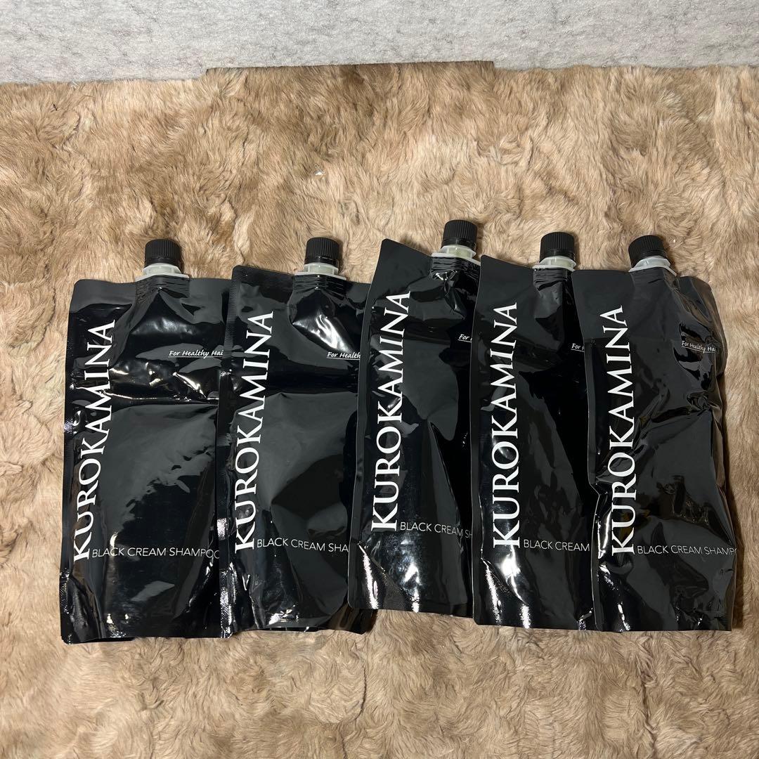 KUROKAMINA BLACK CREAM SHAMPOO 300g*5袋