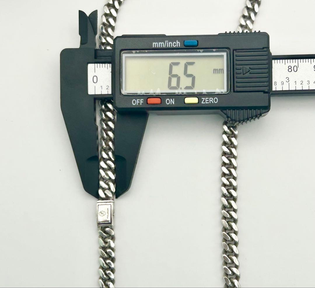 AVALANCHE 6.5mm 50cm マイアミネックレス 喜平 シルバー