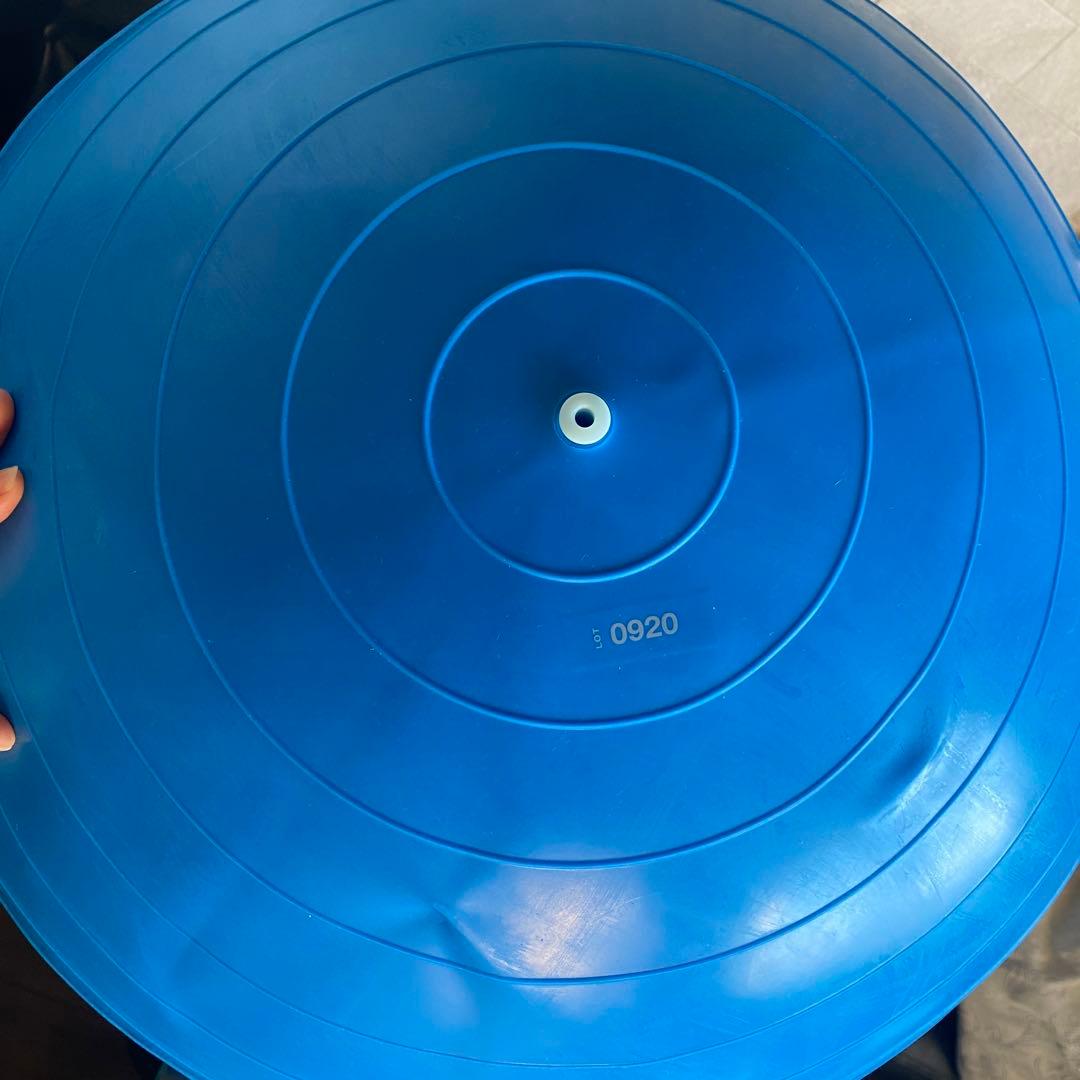 ギムニク(GYMNIC) フィジオロール イタリア製 青 70㎝ ピーナッツ型