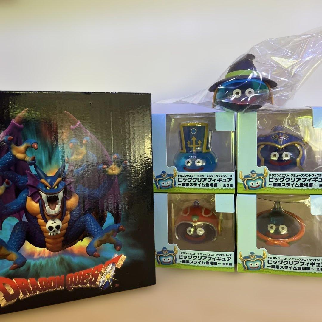 ドラゴンクエスト　AM　ビッグクリアフィギュア　職業スライム登場編 5体とおまけ 全5種 ドラゴンクエスト AM ビッグクリアフィギュア ～職業スライム