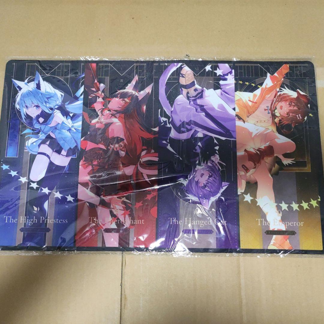 ホロライブ　タロット　プレイマット　2 ホロライブ タロットカード風 スリーブ 3個セット プレイマットセット