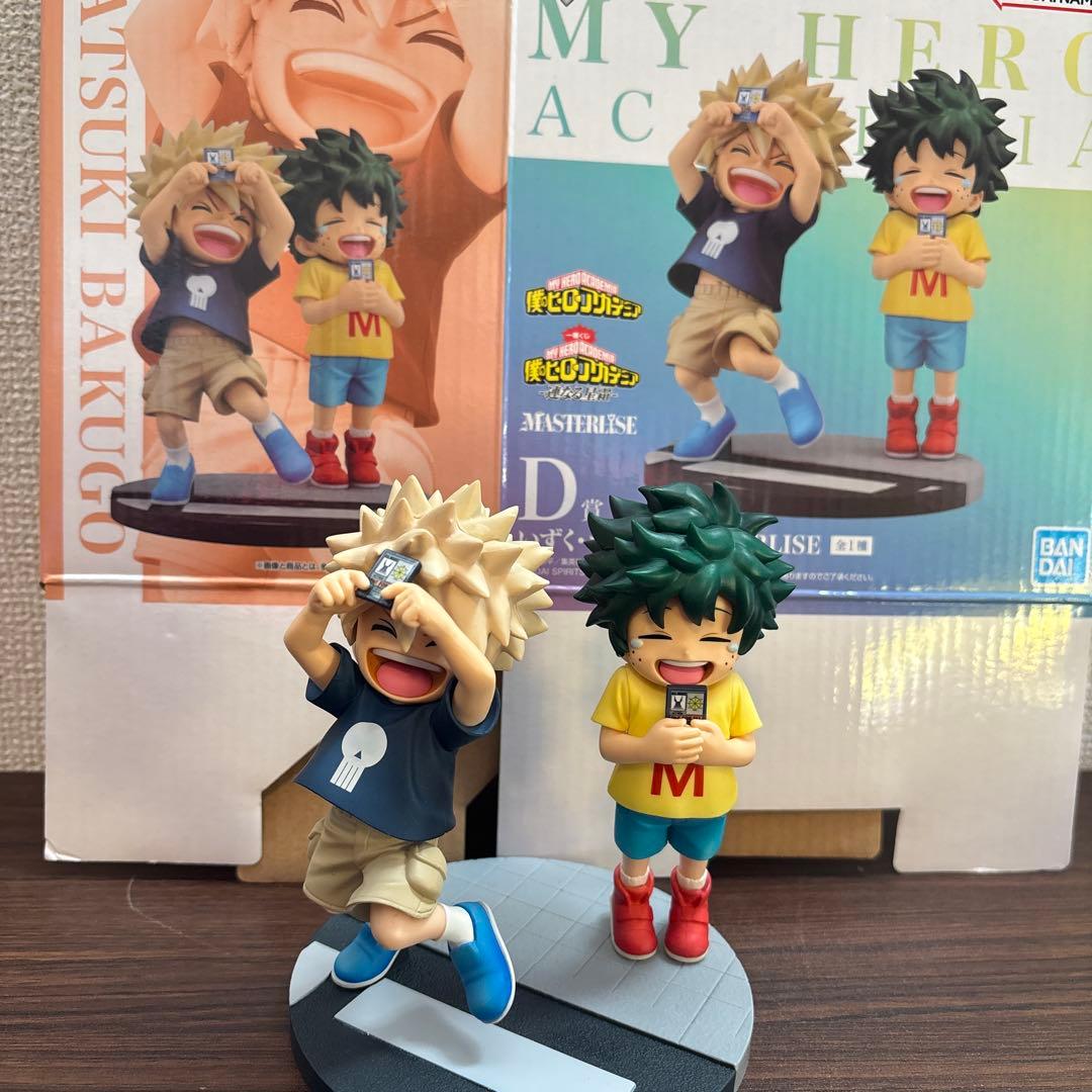 【初版】一番くじ　僕のヒーローアカデミア 連なる星霜　D賞　いずく•かつき開封品