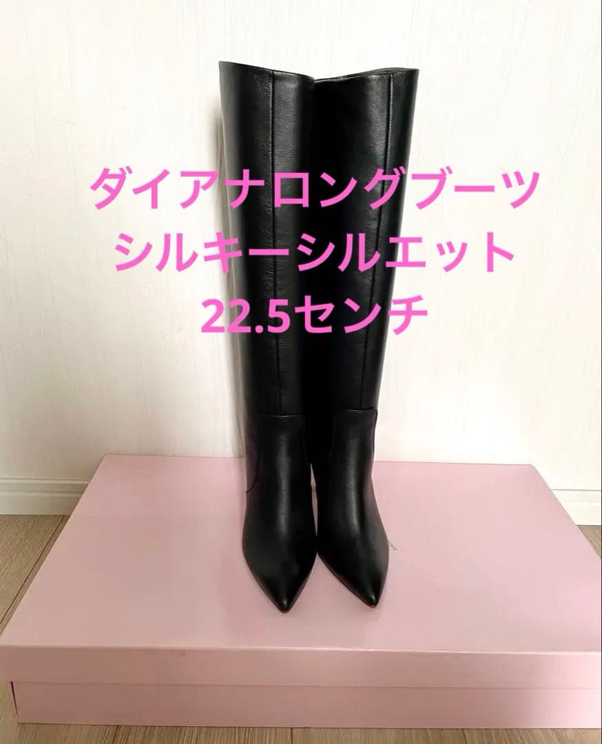 ダイアナ☆シルキーシルエット☆ロングブーツ/完売品