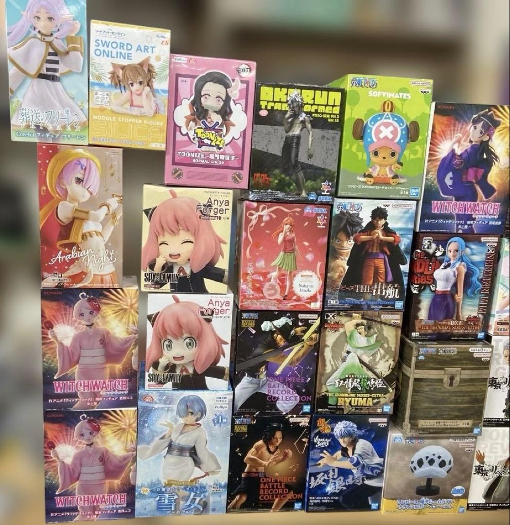 新品 未開封 プライズ フィギュア 33個 まとめ 激安 人気アニメ 美少女